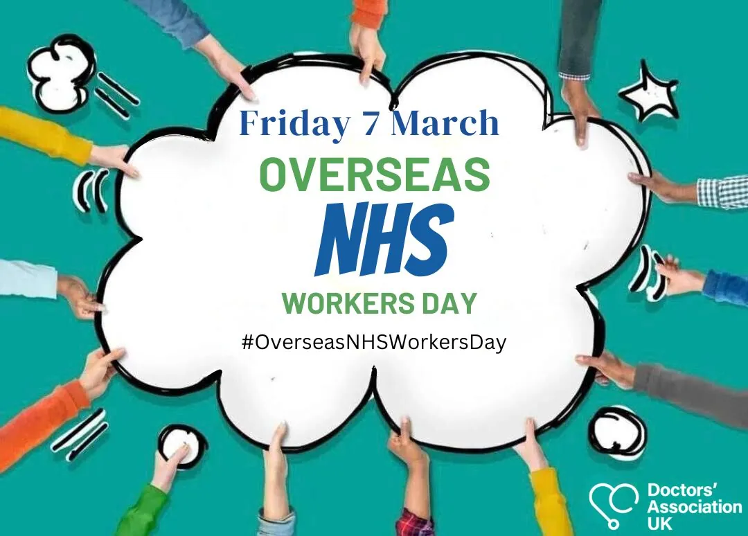 Poster for Overseas NHS Workers Day