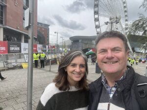 Dr Sarah Jacques and Dr Steve Taylor attend the Labour Party Conference