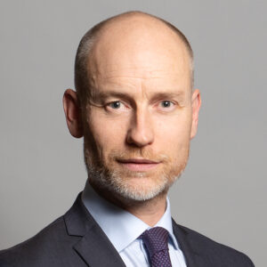 Official portrait of Stephen Kinnock MP, minister of state for care.