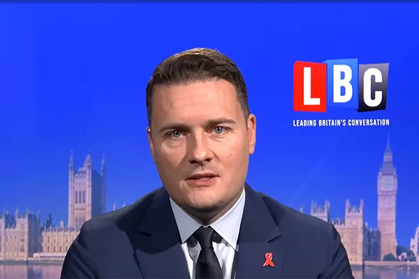 A screengrab of Health Secretary Wes Streeting being interviewed on LBC. DAUK’s GP co-lead Dr Steve Taylor said employing more GPs was the key to improving access to general practice as he challenged Mr Streeting on national radio.