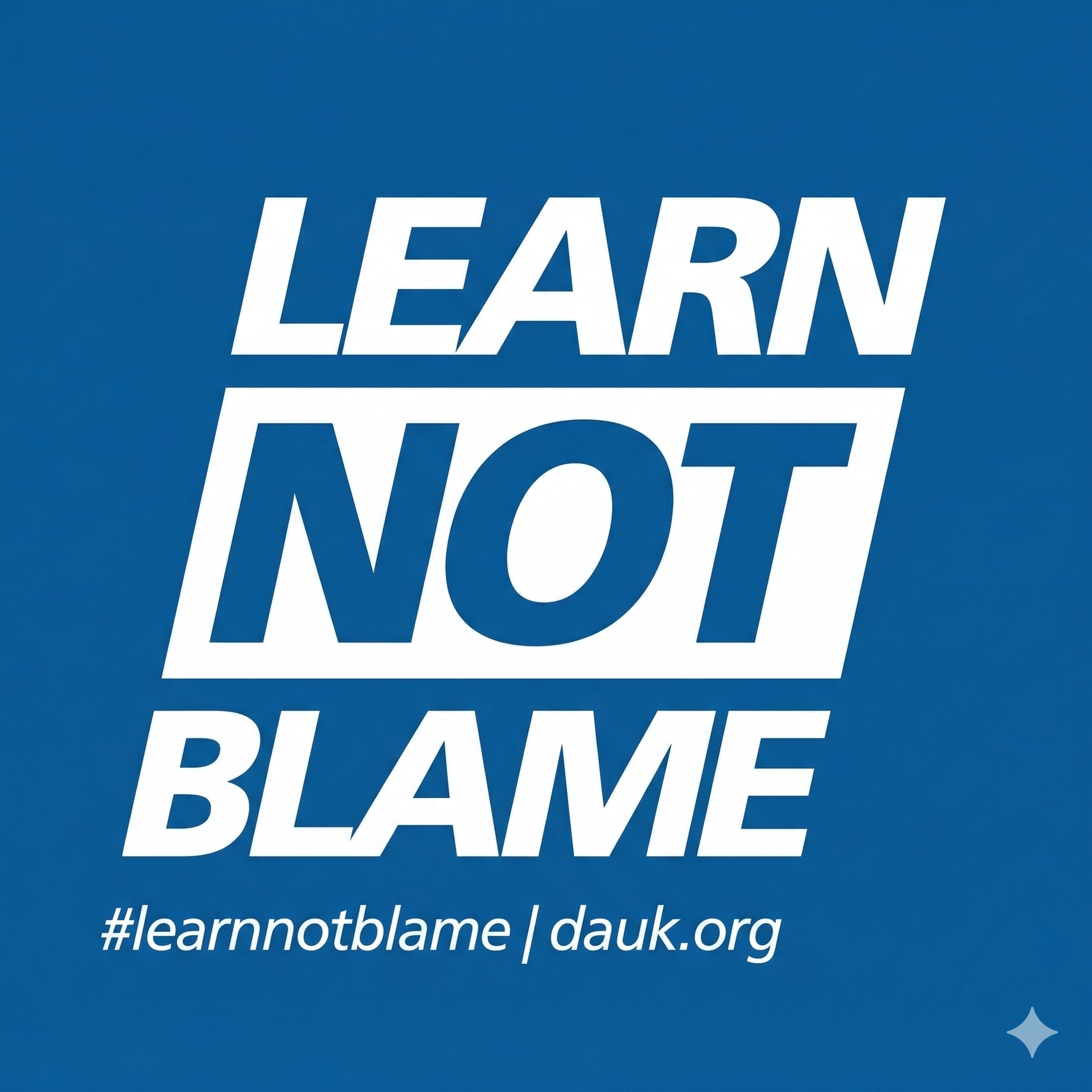 Learn Not Blame