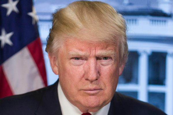 Portrait photo of US President Donald Trump